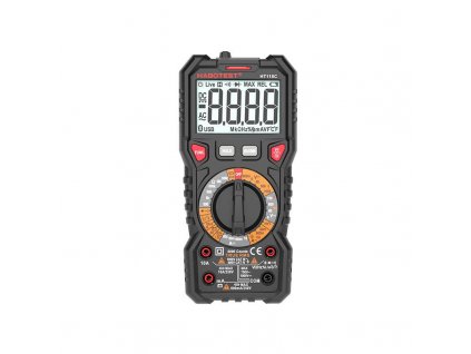 Digitálny multimeter so svietidlom Habotest HT118C, True RMS, NCV, testovanie batérií