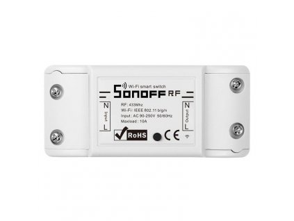 Inteligentný spínač WiFi + RF 433 Sonoff RF R2 (NOVINKA)