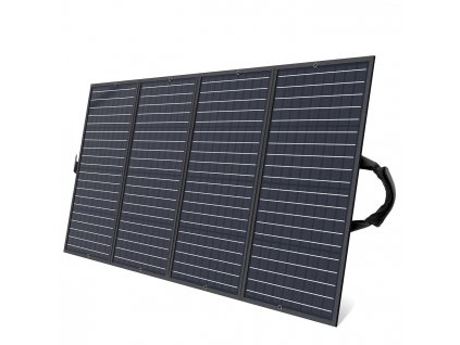Choetech solárna cestovná nabíjačka skladacia 160W čierna (SC010)