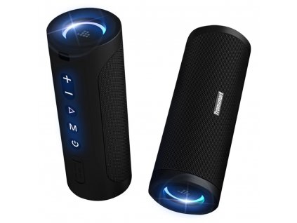 Tronsmart T6 Pro prenosný bezdrôtový reproduktor Bluetooth 5.0 45W s LED podsvietením čierny (448105)