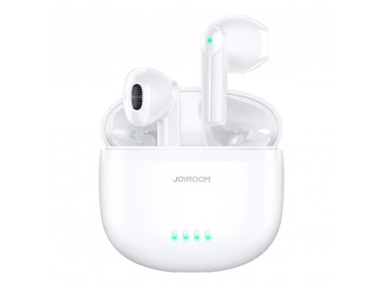 Joyroom TWS bezdrôtové ENC slúchadlá vodotesné IPX4 Bluetooth 5.3 biele (JR-TL11)