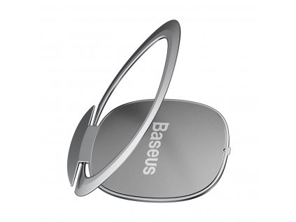 Baseus Invisible Ring holder pre smartfóny (strieborný)