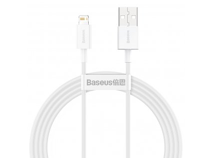 Kábel Baseus Superior Series USB na Lightning 2,4A 1,5 m (biely)