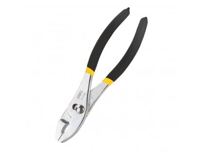 Kliešte na klzné spoje Deli Tools EDL25508 8'' (čierno-žltá)