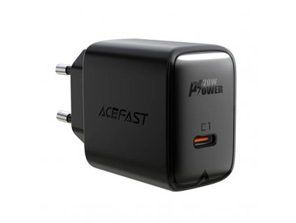 Sieťová nabíjačka Acefast A1 PD20W, 1x USB-C (čierna)
