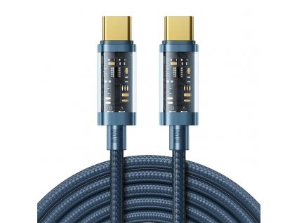 Kábel USB-C na USB-C Joyroom S-CC100A12 100W 1,2 m (modrý)
