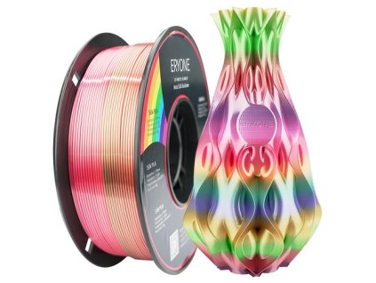 ERYONE Rainbow PLA Filament for 3D Printer 1.75mm Tolerance 0.03mm 1kg(2.2LBS)/Spool - Metal Silk Rainbow