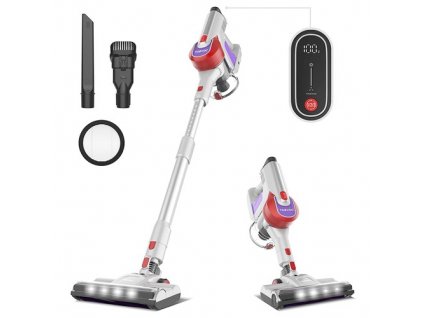 TASVAC S8 Cordless Vacuum Cleaner 23KPa Strong Suction with Washable HEPA Filter Suitablefor Family Cars Pet Hair Carpet - Gray