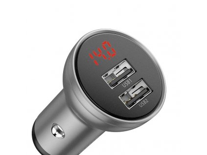 Nabíjačka do auta Digital Display 24W 4,8A - Baseus