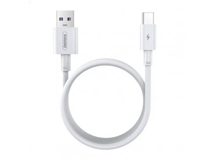 Kábel USB-C Remax Marlik, 5A, 1 m (biely)