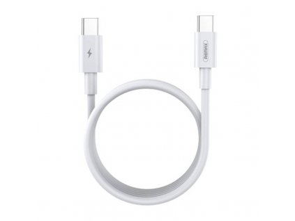 Kábel USB-C do USB-C Remax Marlik, 2 m, 100 W (biely)