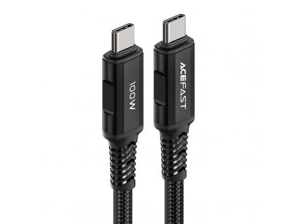 Kábel USB-C na USB-C Acefast C4-03, 100 W, 2 m (čierny)