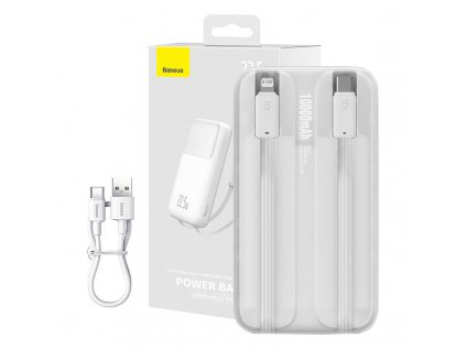 Powerbank Baseus Comet 10000mAh, 22,5W (biela)