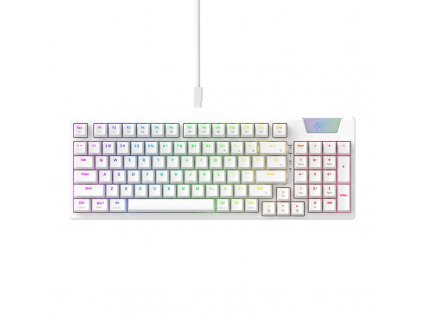 Herná klávesnica Havit KB885L RGB (biela)