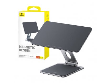 Magnetický stojan na tablet Baseus MagStable pre Pad 12,9" (sivý)