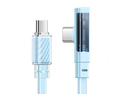 Kábel USB-C na USB-C Mcdodo CA-3452 100W 90 stupňov 1,2 m (modrý)