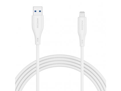 Kábel USB-A na Lightning Ricomm RLS007ALW 2,1 m