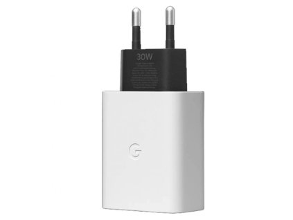 Cestovná nabíjačka Google USB-C rýchlonabíjačka PD 30W biela (GA03502-EU)