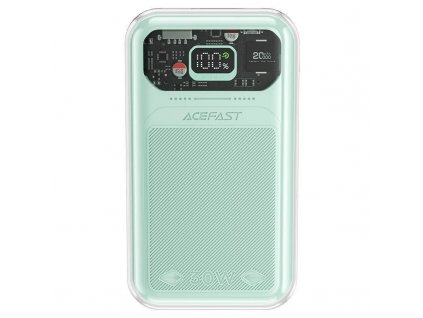 Acefast powerbank 20000mAh Sparkling Series rýchle nabíjanie 30W zelená (M2)