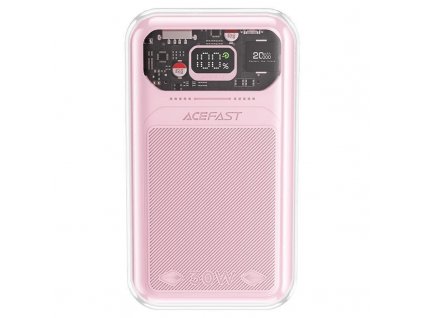 Acefast powerbank 20000mAh Sparkling Series rýchle nabíjanie 30W ružová (M2)