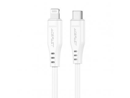 Kábel USB MFI Acefast C3-01, USB-C na Lightning, 30 W, 1,2 m (biely)