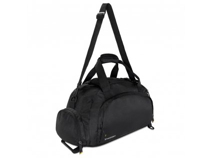 Wozinsky športová taška batoh príručná batožina 40x20x25 cm do lietadla čierna (WSB-B01)