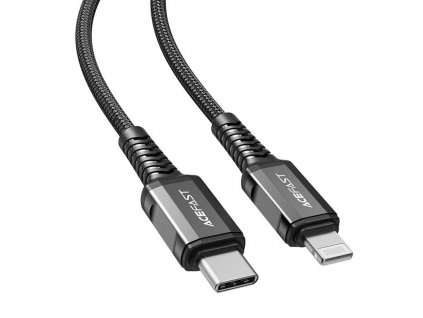 Kábel USB-C na Lightning Acefast C1-01, 1,2 m (čierny)