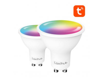 Inteligentná LED žiarovka Laxihub LAGU10S (2-pack) WiFi Bluetooth Tuya