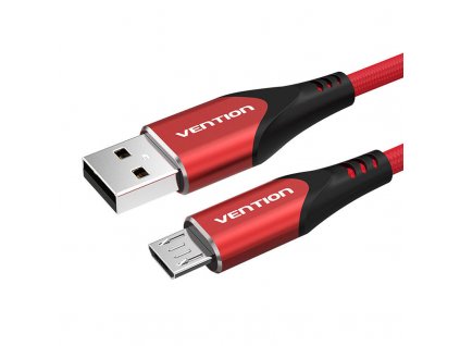 Kábel USB 2.0 na Micro-B USB Vention COARG 1,5 m (červený)