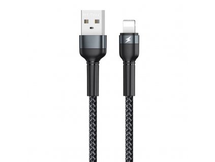 Kábel USB Lightning Remax Jany Alloy, 1 m, 2,4 A (čierny)