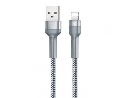 Kábel USB Lightning Remax Jany Alloy, 1 m, 2,4 A (strieborný)