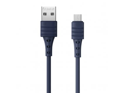 Kábel USB Micro Remax Zeron, 1 m, 2,4 A (modrý)