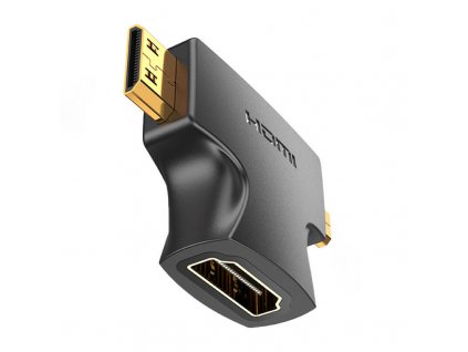 HDMI - Mini/Micro HDMI adaptér 2v1 Vention AGFB0 (čierny)