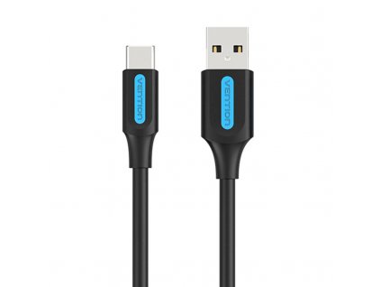 Nabíjací kábel USB-A 2.0 na USB-C Vention COKBC 0,25 m (čierny)