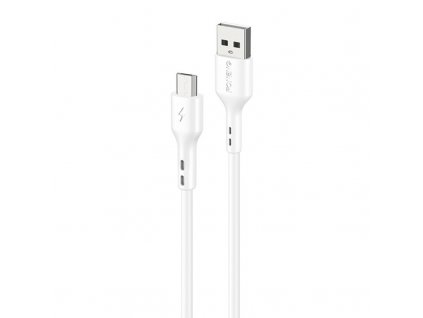 Kábel Foneng X36 USB na Micro USB, 3A, 1 m (biely)