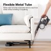 JIMMY H10 Flex Mopping Version Handheld Cordless Vacuum Cleaner 245AW 26Kpa Suction Intelligent Dust Sensor Auto Power Adjust 2500mAh Battery 80Mins Runtime 0.6L Dust Cup with LED Headlights - Silver