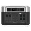 OUKITEL BP2000 Portable Power Station + 2 x OUKITEL PV400 Solar Panel, 2048Wh/640000mAh LiFePO4 Battery Solar Generator, 2200W AC Output, 2000W UPS, 1800W AC Charging, Expand Up to 7 Battery Packs, 15 Outputs