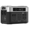 OUKITEL BP2000 Portable Power Station + 2 x OUKITEL PV400 Solar Panel, 2048Wh/640000mAh LiFePO4 Battery Solar Generator, 2200W AC Output, 2000W UPS, 1800W AC Charging, Expand Up to 7 Battery Packs, 15 Outputs