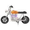 HYPER GOGO Pioneer 12 Plus with App Electric Motorcycle for Kids, 24V 5.2Ah 160W with 12'x3' Tires, 12KM Range - Orange