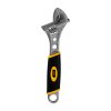 Nastaviteľný kľúč s plastovou rukoväťou Deli Tools EDL30108, 8" (strieborný)
