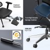 NEWTRAL NT002 Ergonomic Chair Adaptive Lower Back Support with Footrest 4 Recline Angle Adjustable Backrest Armrest Headrest 5 Positions to Lock Aluminum Alloy Base - Pro Version