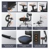 NEWTRAL MagicH-BPro Ergonomic Chair with Footrest, Auto-Following Backrest Headrest, Adaptive Lower Back Support, Adjustable Armrest, 4 Positions to Lock - Black