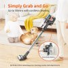 Ultenic U11 Pro Cordless Vacuum Cleaner 350W 26KPa Suction 3 Adjustable Modes 2200mAh Battery Air Cooling Technology LED Display Removable Battery - Gray