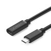 Predlžovací kábel Ugreen USB typ C 3.1 (samica) - USB typ C 3.1 (samec) 0,5 m čierny (40574)