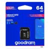 Pamäťová karta Goodram Microcard 64 GB micro SD XC UHS-I class 10, SD adaptér (M1AA-0640R12)