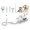 Neakasa P1 Pro Dog Clipper with Pet Hair Vacuum Cleaner, Professional Pet Grooming Set, Pet Hair Clipper with 5 Care Tools, 4 Combs