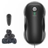 TOSIMA W2 Window Cleaning Robot, Max 3800Pa Suction, Intelligent Path Planning, Edge Detection, Remote Control, 25Mins Backup Battery, with 12 Mops - Black