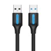 Kábel USB 3.0 Vention CONBD 2A 0,5 m čierny PVC
