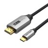 Kábel USB-C do HDMI 2.0 Vention CRBBG 1,5 m, 4K 60 Hz (čierny)