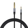Audio kábel TRS 3,5 mm na 6,35 mm Vention BAUHD 0,5 m sivý